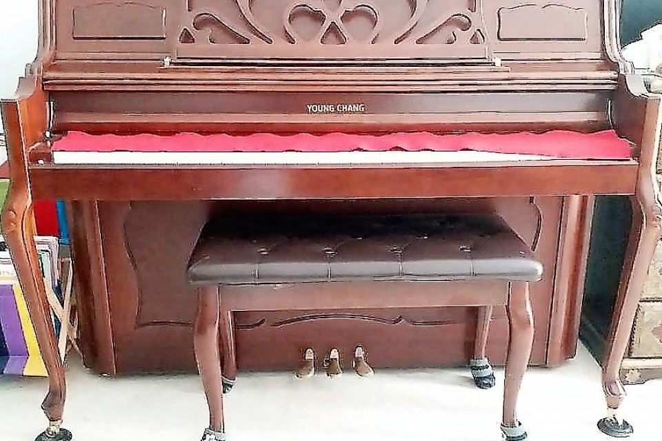 young chang piano serial number